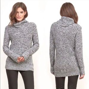 Grey cowl neck sweater